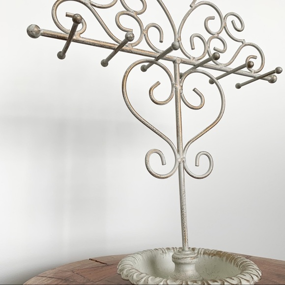 Antique Finish Jewelry Tree - Picture 2 of 4